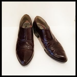 Vtg SENSO cordova wingtip slip on loafer